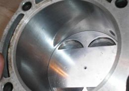 dettaglio su componente metallico trattato