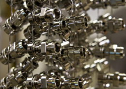Componenti metallici sottoposti a nichelatura chimica