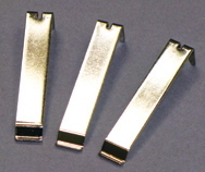 Componenti metallici trattati con nichelatura