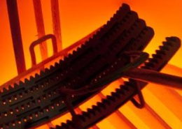 Esempio di trattamento termico su componenti metallici